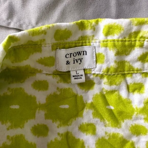 Crown and Ivy Cotton Button Down Shirt - Picture 7 of 10